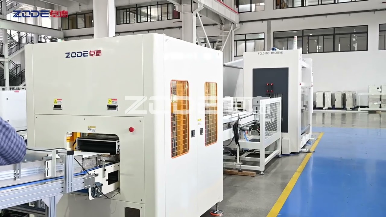 China Hot Sales Facial Tissue Paper Making Machine Production Line