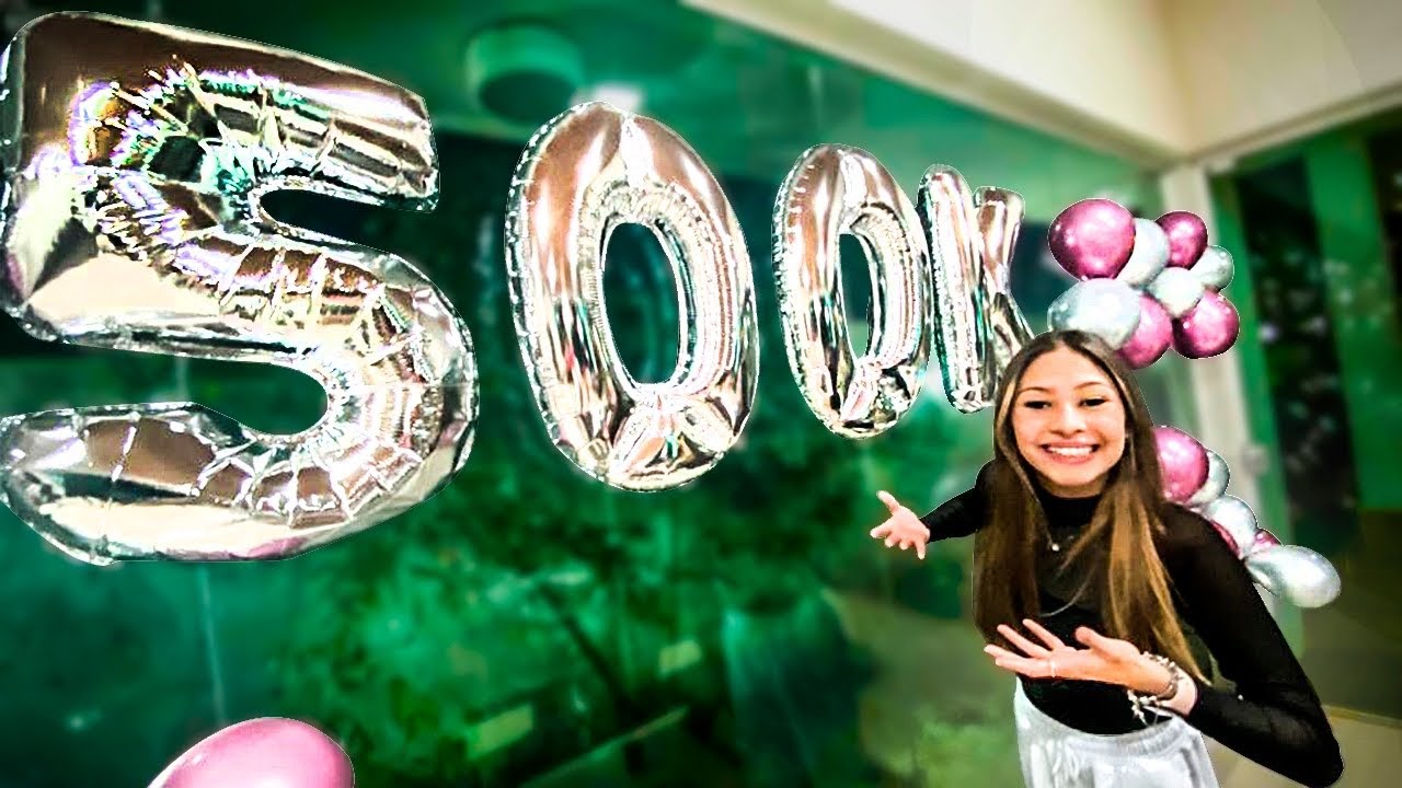 COMEMOREI MEUS 500MIL NO YOUTUBE!!!❤️