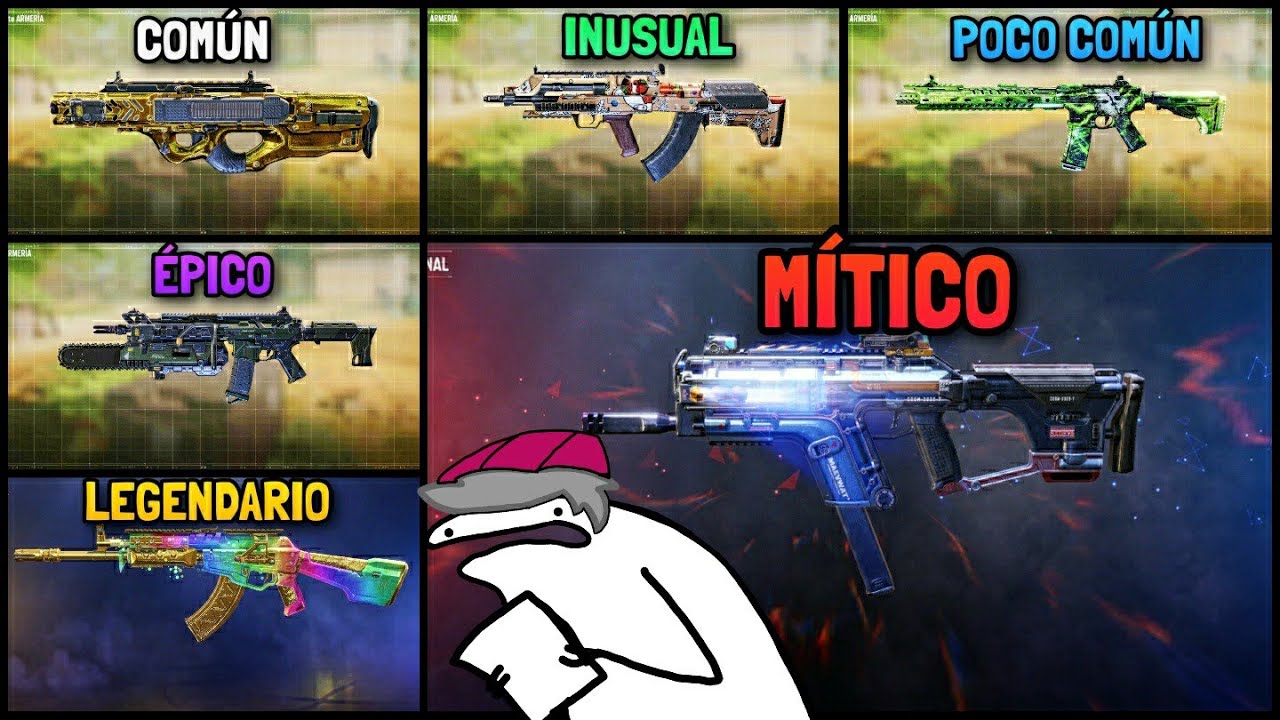 El significado de los colores de los ASPECTOS en COD Mobile.