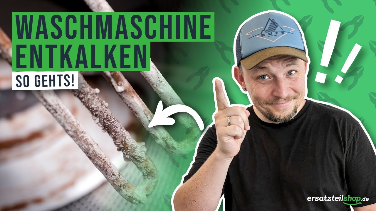 Waschmaschine entkalken? So gehts ganz einfach selbst!