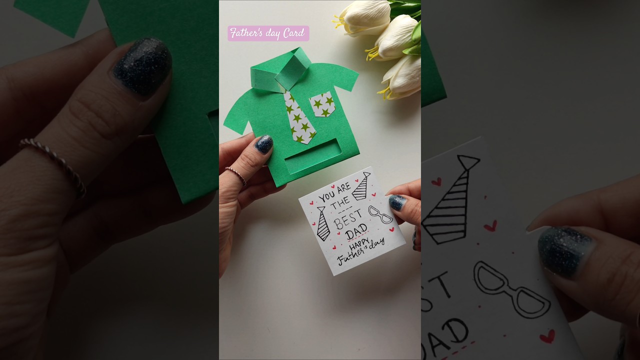 STUNNING Father&rsquo;s Day Card || DIY Gift Idea || Handmade Card #DIY #gift #fathersday