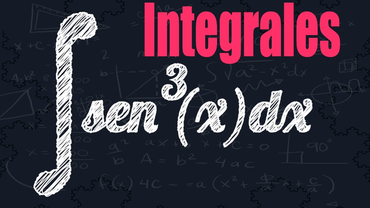 Integral de seno cúbico (seno al cubo) #calculointegral  #integrales 