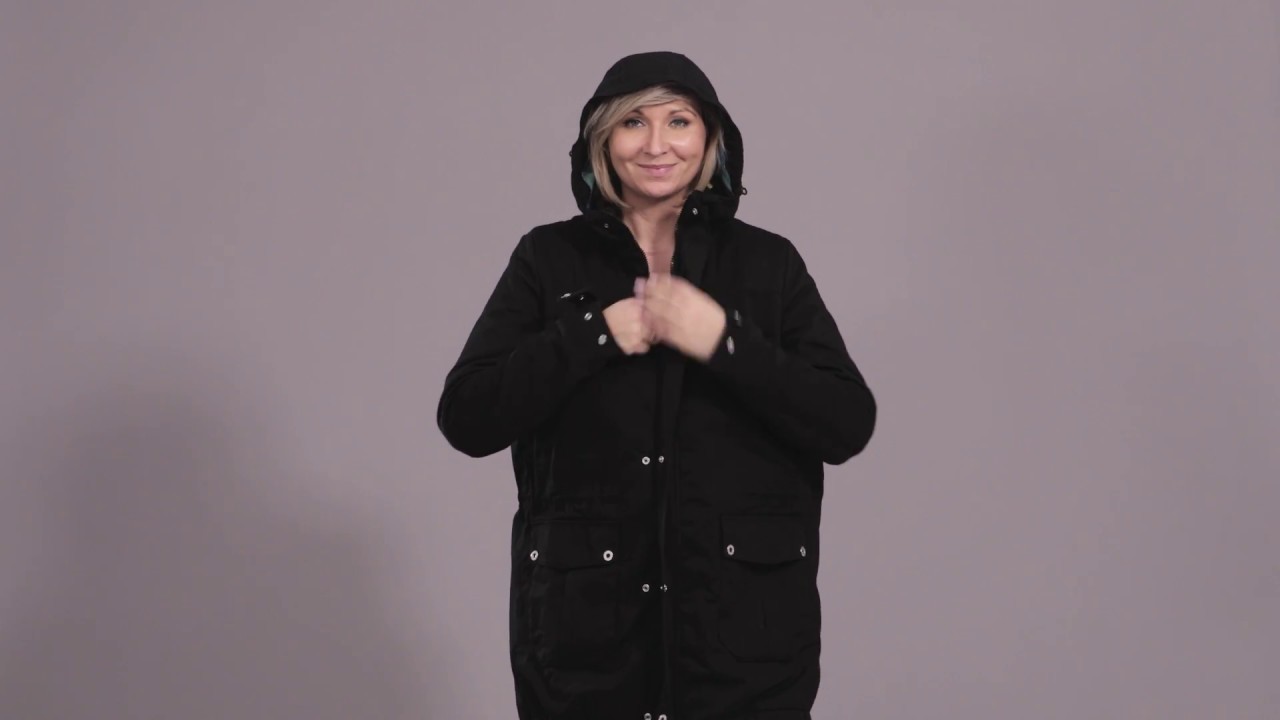 Parka Babywearing Coat - back carry