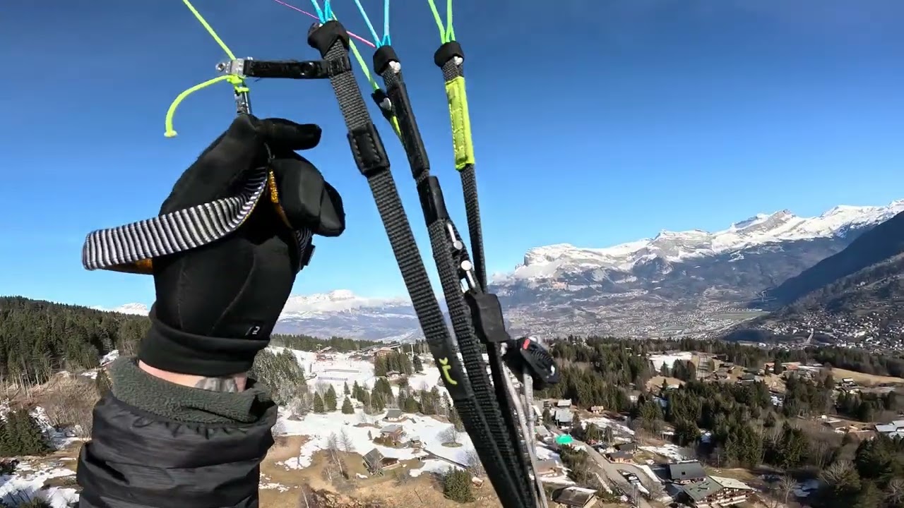 Parapente Mont d' Arbois attero Saint-Gervais-les-Bains