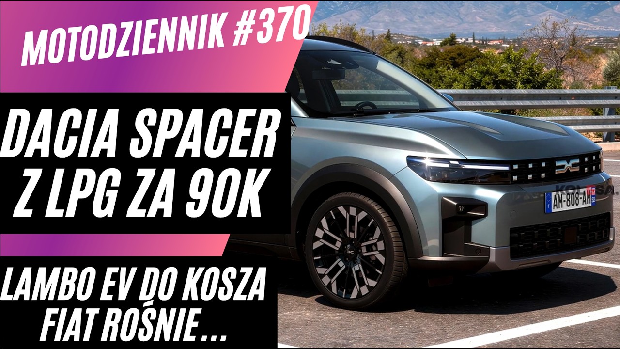 #Motodziennik 370 Dacia Spacer z LPG za 90k, Lancia Gamma i wielki powrót Alfy Romeo QV