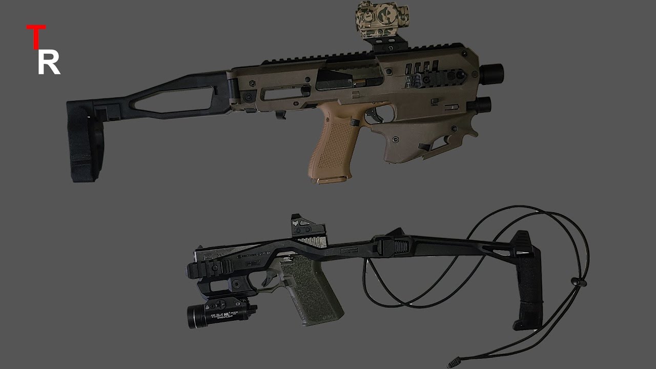 PDW Frame Comparison - Recover Tactical 20/80 vs CAA MCK