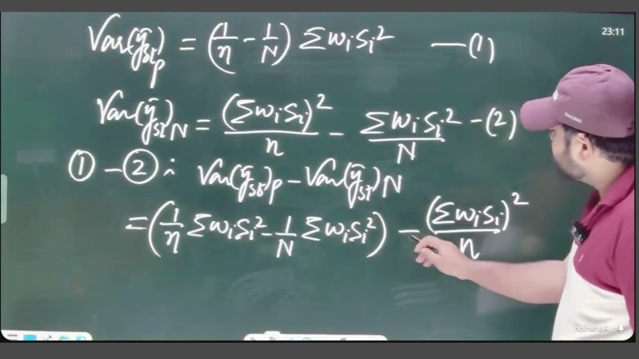 Variance Comparison: Proportional vs. Neyman Allocation in Stratified Sampling | Dr. Danish Ali Sir|