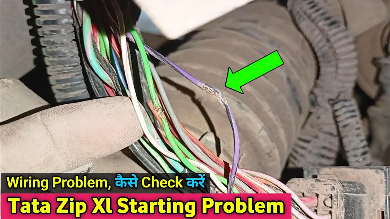 Tata Zip Xl Starting Problem | Wiring Problem | @ballubhaint