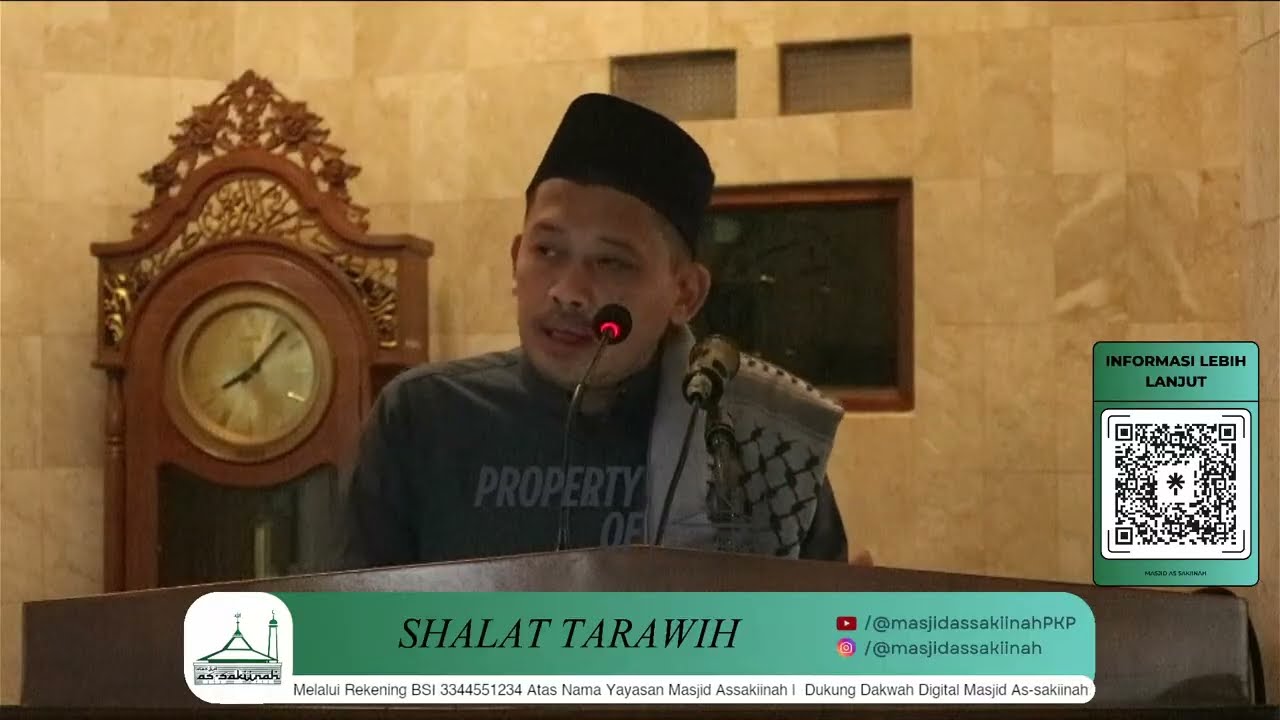 Masjid As - Sakiinah | Shalat Tarawih Malam 19 Ramadhan 1447 H