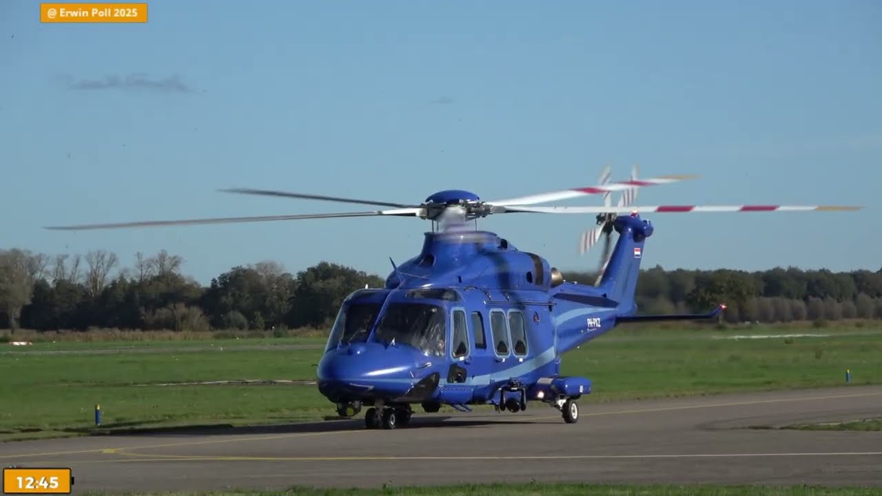 Leonardo Agusta Westland AW139 Police Helicopter PH-PXZ Police 26 Teuge Airport 18 Okt 2025