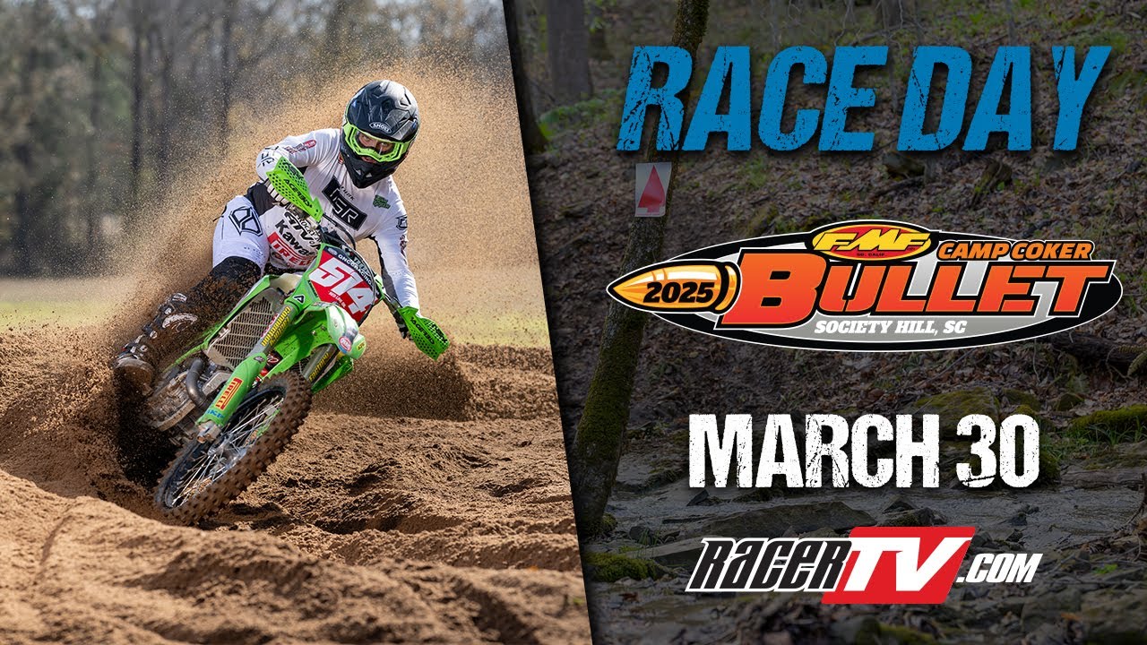 2025 GNCC Racing Live | FMF Racing Camp Coker Bullet | Round 4 - Motorcycles