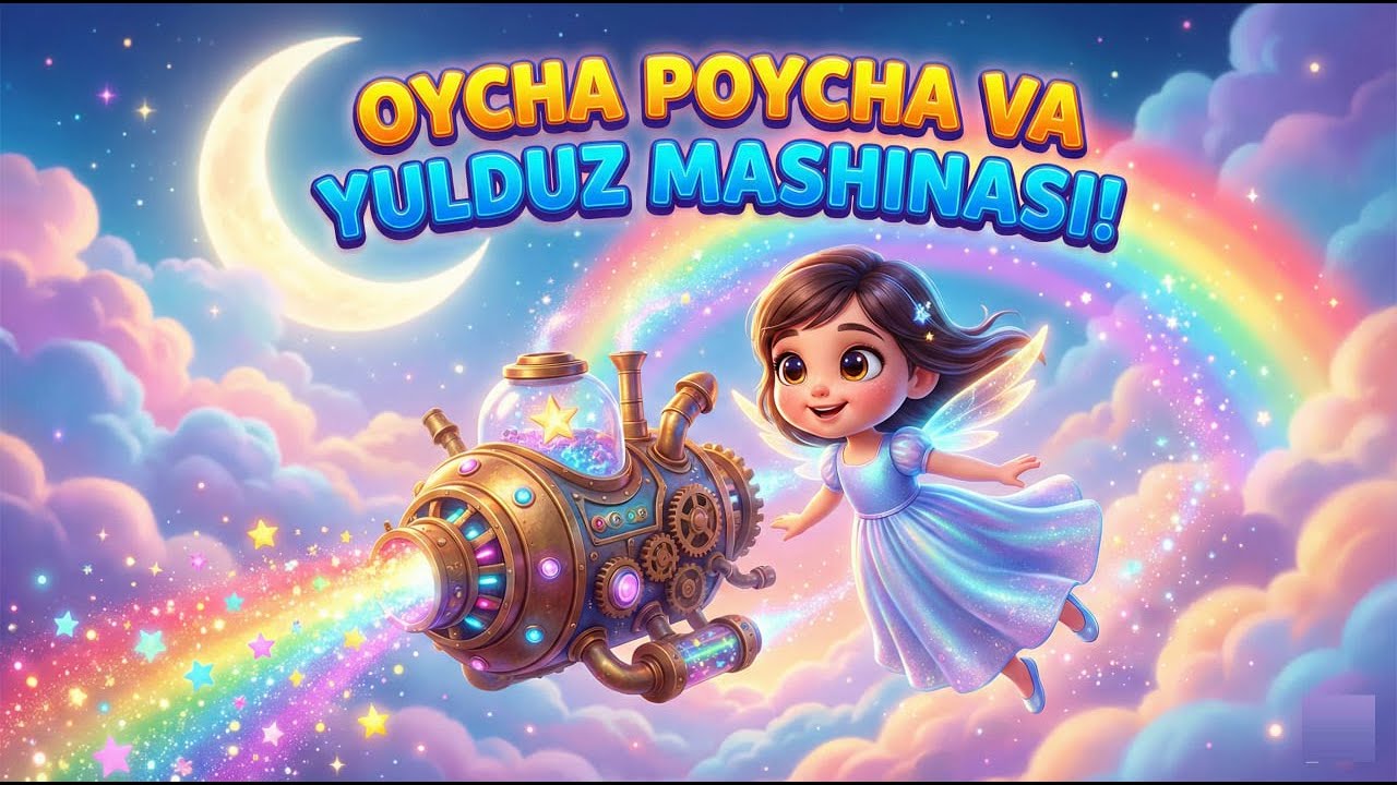 Oycha Poycha va Yulduz Mashinasi - 3D Bolalar Ertaki | Uzbek Kids Story
