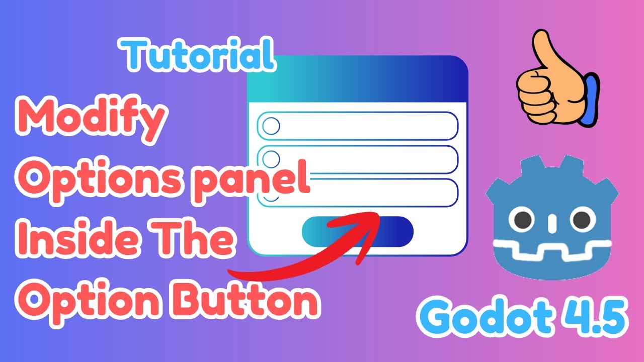 How to Modify Option Button In Godot Tutorial, Modify Theme In Godot Option Panel Easy Steps