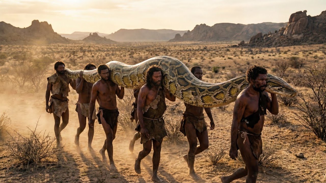 Life in the Prehistoric Age | Humans vs Giant Snake