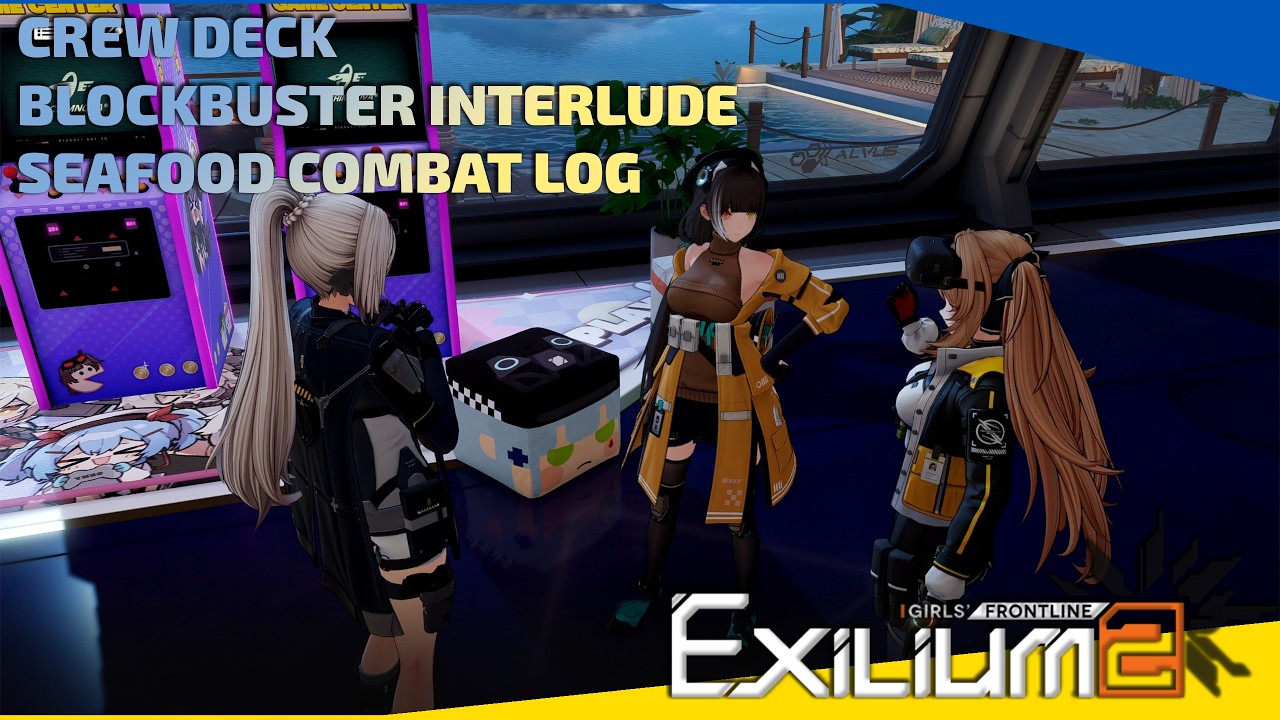 Girls' Frontline 2 Exilium - Crew Deck Event - Seafood Combat Log
