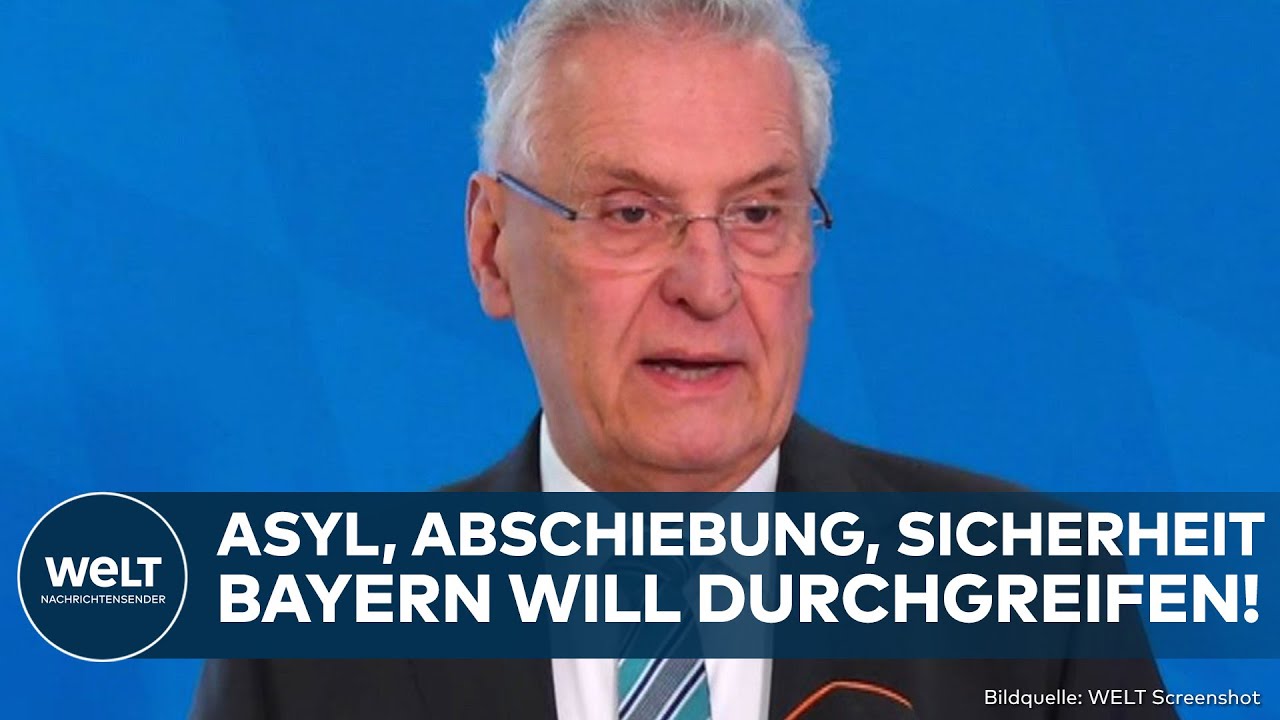 DEUTSCHLAND: Bayern macht ernst! Herrmann stellt Pl&auml;ne zu Migration und Sicherheit vor