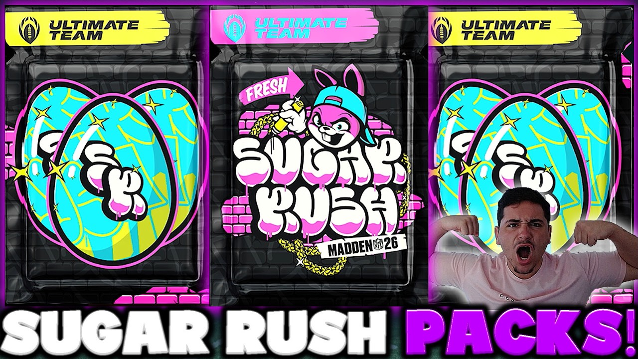 WE PULLED CHAMPION EGGS! SUGAR RUSH EGG BASKETS & PACKS! HOW TO GET THESE FREE OP CARDS IN MUT 26!