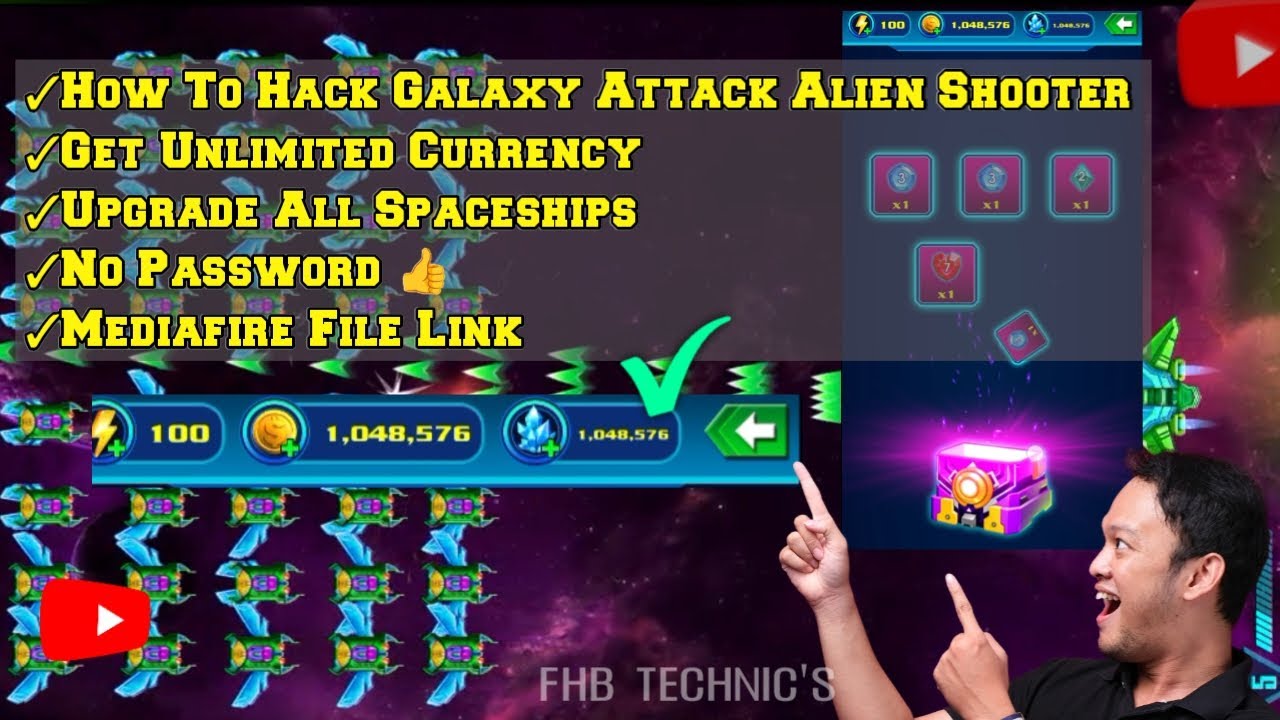 How To Get Unlimited Currency Galaxy Attack Alien Shooter | Upgrading All Aircraft