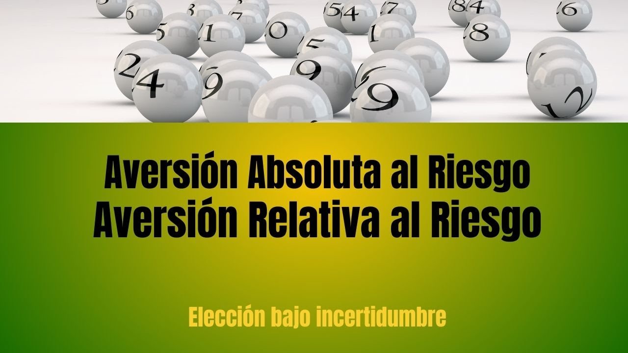 Medidas Aversion Riesgo Microeconomia. Arrow-Pratt