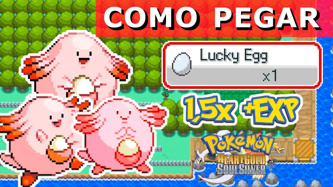 Como pegar o Lucky Egg no Pokémon HeartGold & SoulSilver!