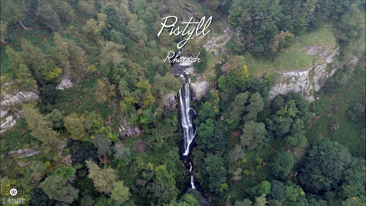 Pistyll Rhaeadr Waterfall (4K Drone Footage) 2024