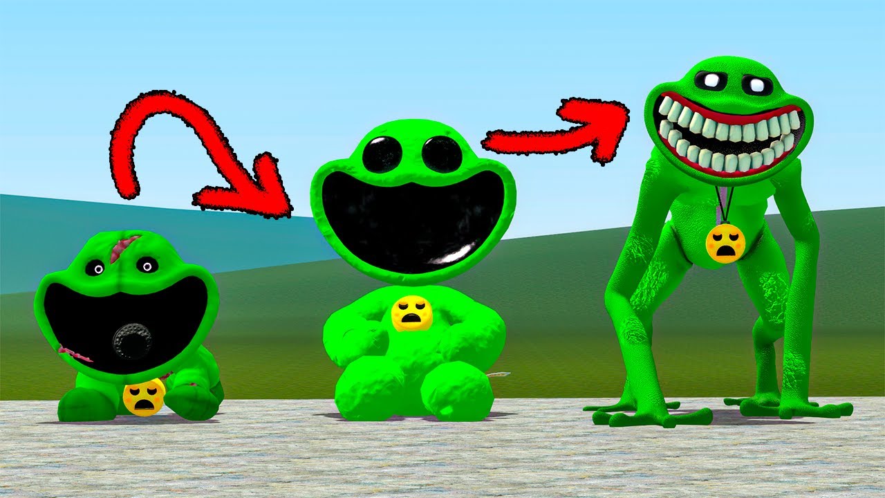 NEW EVOLUTION OF FORGOTTEN SMILING CRITTERS FEARFUL FROG POPPY PLAYTIME CHAPTER 3 In Garry's Mod
