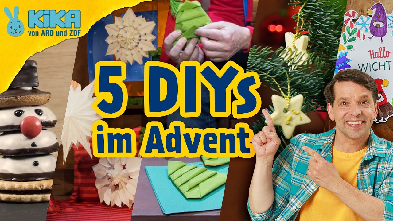 5 DIY Ideen f&uuml;r Kinder im Advent | KiKA Baumhaus | Mehr auf kikaninchen.de
