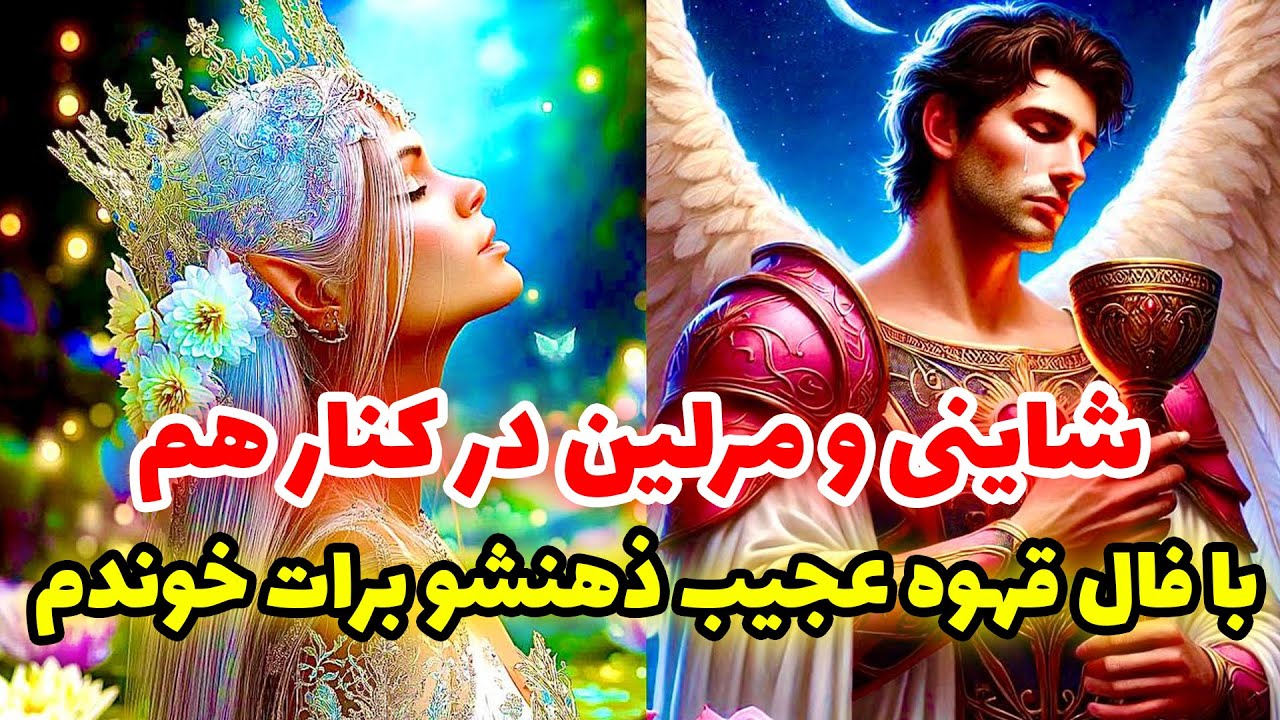 شاینی و مرلین در کنار هم - با فال قهوه عجیب ذهنشو برات خوندم @merlintarott