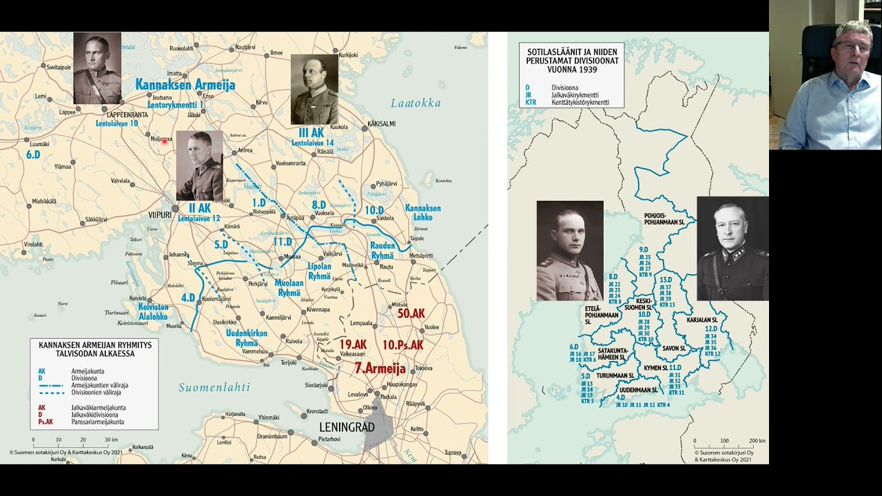 Taipaleen taistelut 1939 -1940. Ari Raunion esitelmä, Suomen sotahistoriallinen seura.