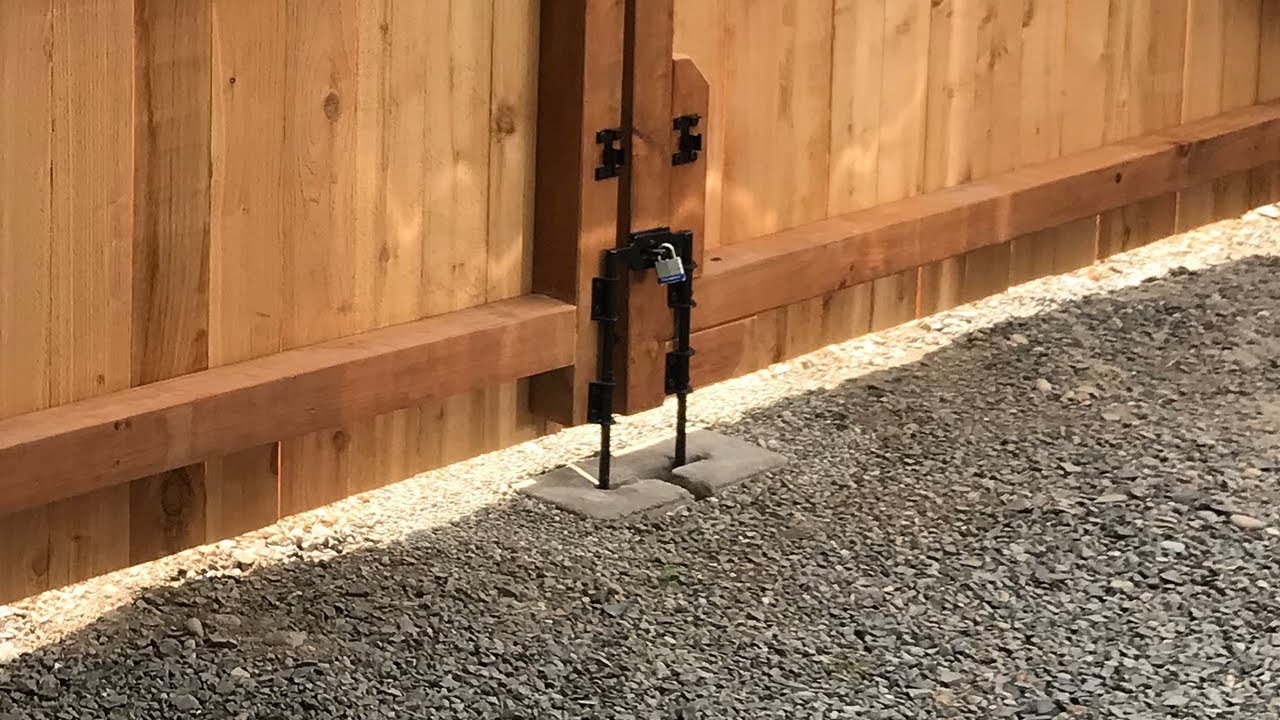Concrete Block For Gate Drop Rods