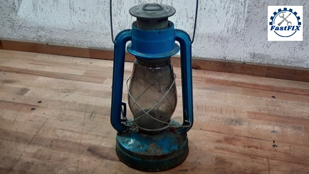 Rusted Petrol Lamp | Oil Lamp - Restoration