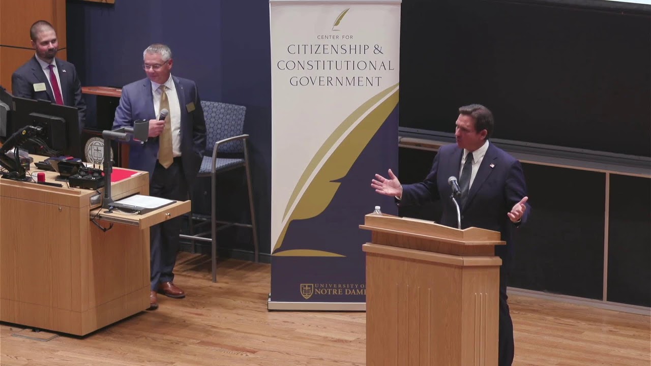 LIVE | Florida Gov. Ron DeSantis | 2024 Jeanie Poole O’Shaughnessy Memorial Lecture