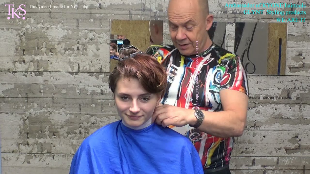 It's my hair, so I do what I want to! Marieke cut, bleach, color and styling T.K.S tutorial