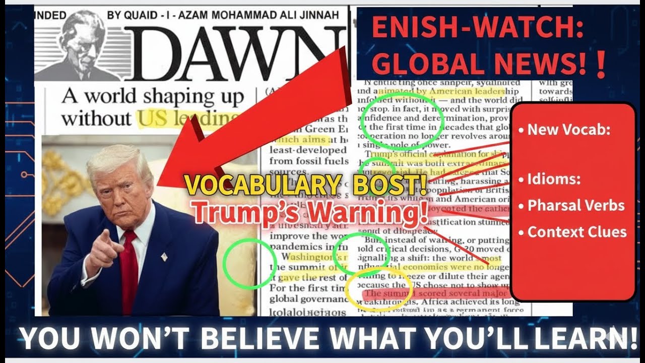 Dawn editorial|Urdu to english translation| speaking English practice| dawn vocabulary#grammar