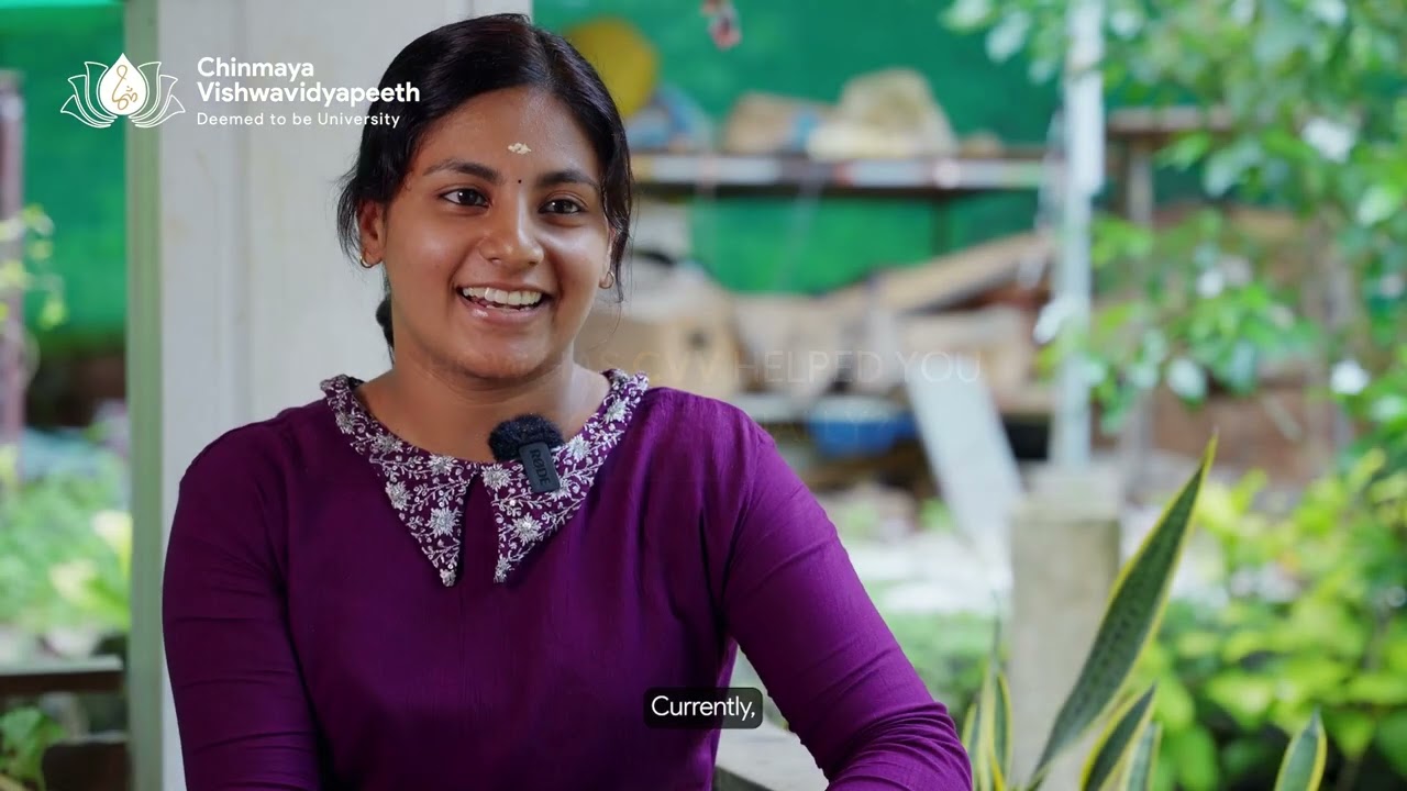 Beyond a Degree: Discovering Culture, Confidence & Clarity at CVV | C.S. Anandhalakshmi