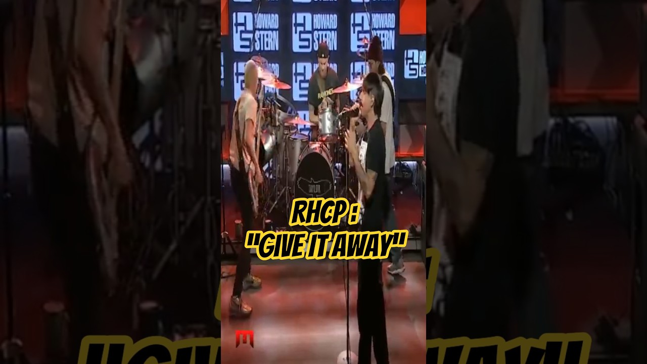 RHCP “Give It Away” LIVE on The Stern Show (Pure Energy) 💥