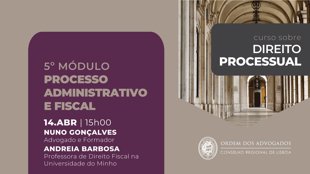 Direito Processual -  5º MÓDULO  | PROCESSO ADMINISTRATIVO E FISCAL