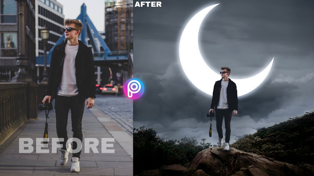 Moon Manipulation in Picsart | Mobile Photo Editing Tutorial | Visual Editing