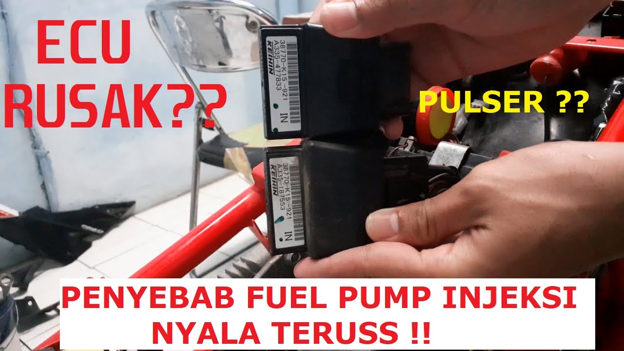 FUEL PUMP INJEKSI NYALA TERUS !! REPAIR FUEL PUMP ALWAYS ACTIVED ??