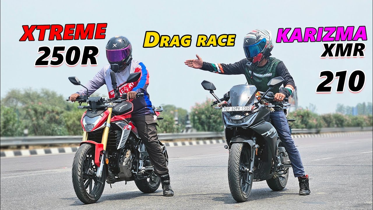 Hero Xtreme 250R vs Karizma XMR 210 Drag Race | Top Speed, Acceleration & Winner Revealed!
