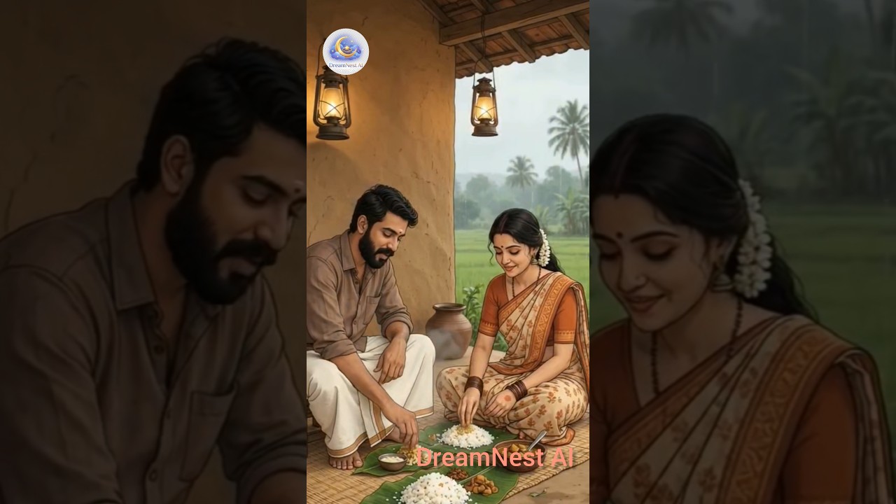 Traditional Chicken Curry & Rice 🍗 | Indian Village Cooking | Monsoon Life |Ghibli Style ASMR#shorts