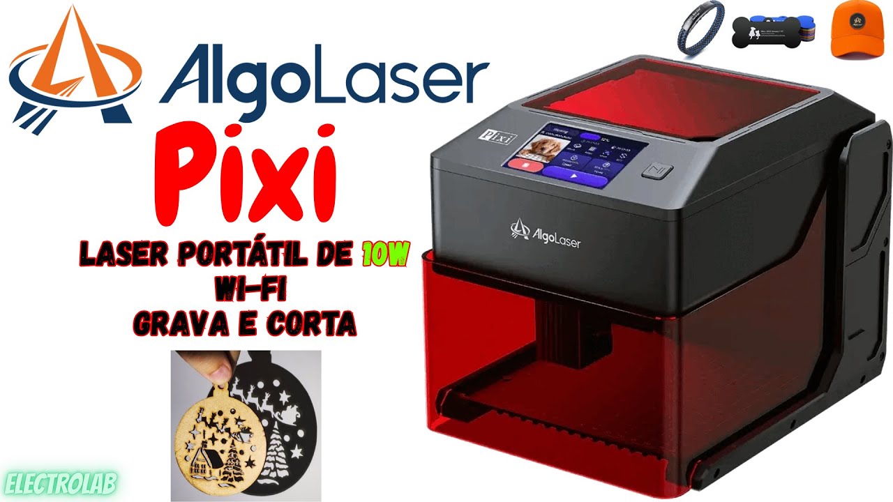 🔥 VALE A PENA? AlgoLaser PIXI em Ação – Gravação e Corte com Precisão Incrível! 💥