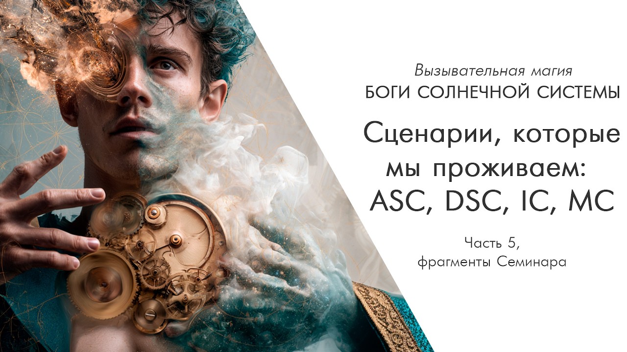 Сценарии, которые мы проживаем: Asc, Dsc, Ic, Mc -Семинар 5 Части курса 