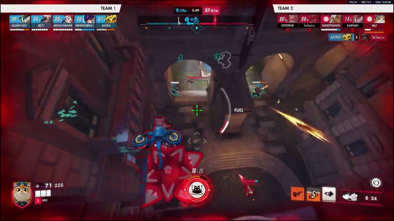 overwatch - had fun as jetpack cat in colesseo. 10k heals 1k damage 2 deaths loss gameplay video.
