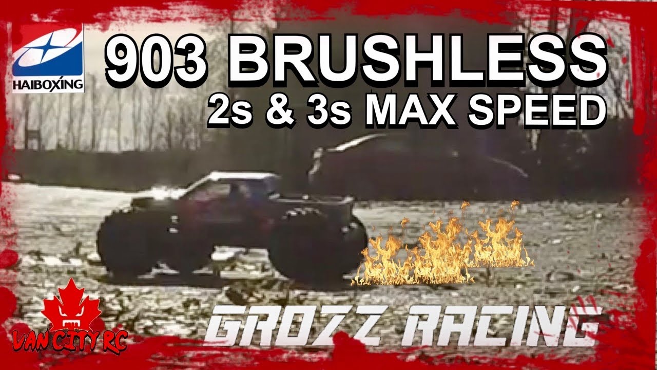 Grozz Racing / HBX 903 Upgraded Brushless 2s & 3s Max Speed