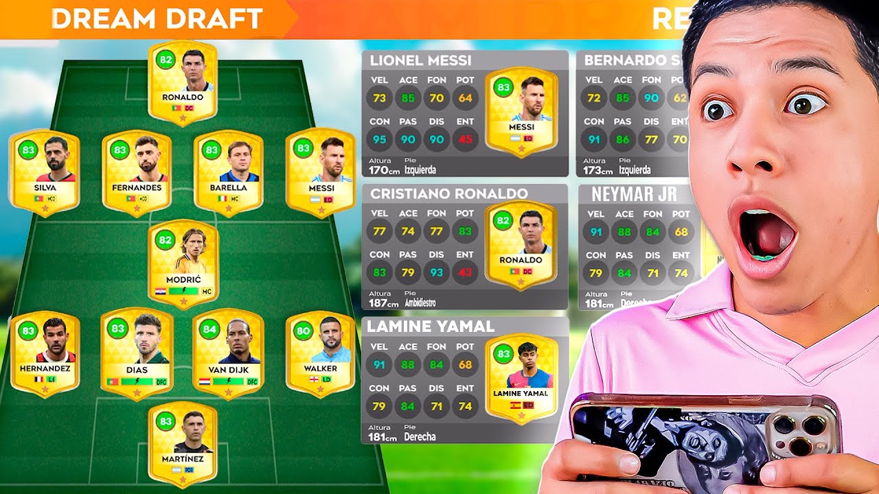 ASÍ ES EL “DREAM DRAFT” en DREAM LEAGUE SOCCER 2025 😱 *increible*