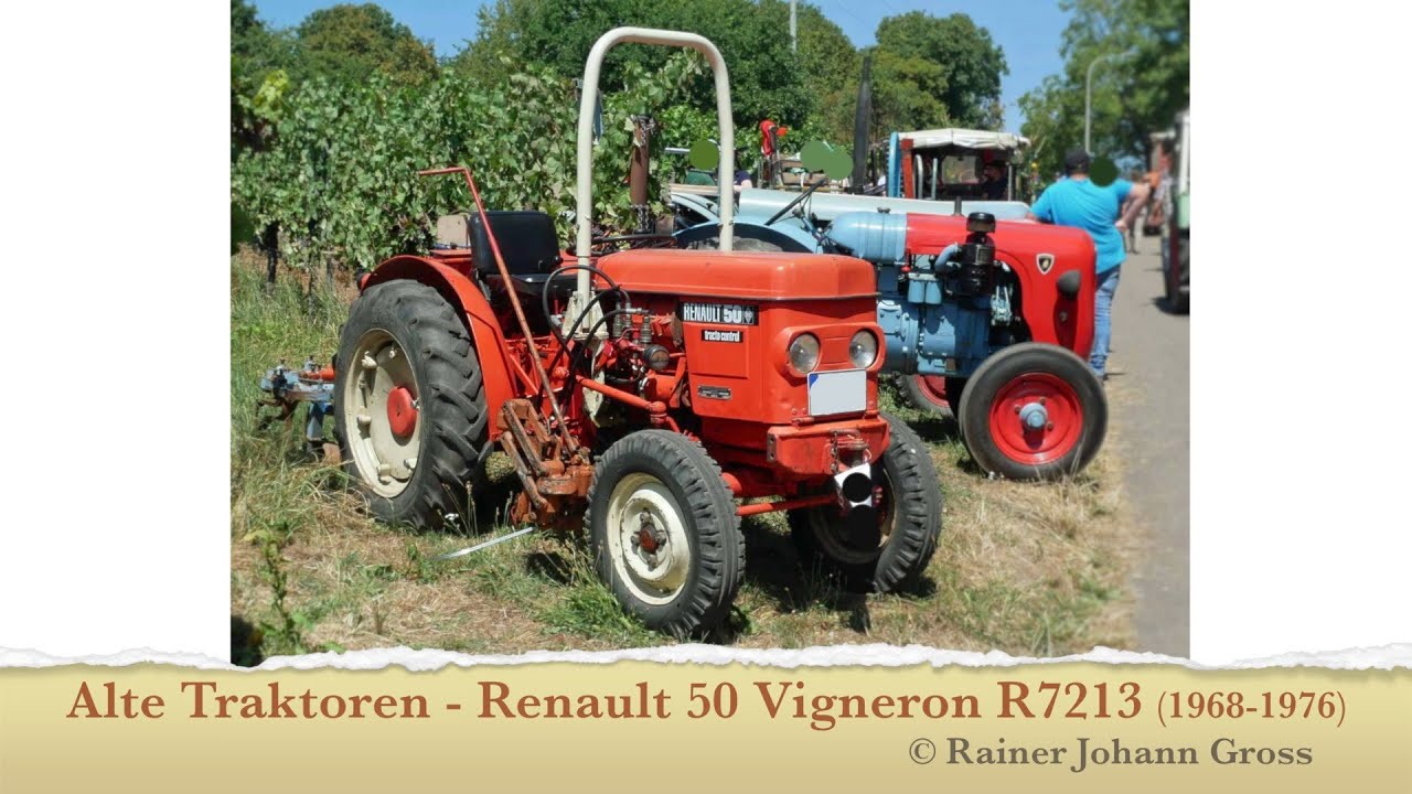 Alte Traktoren - Renault 50 Vigneron R7213 (1974)