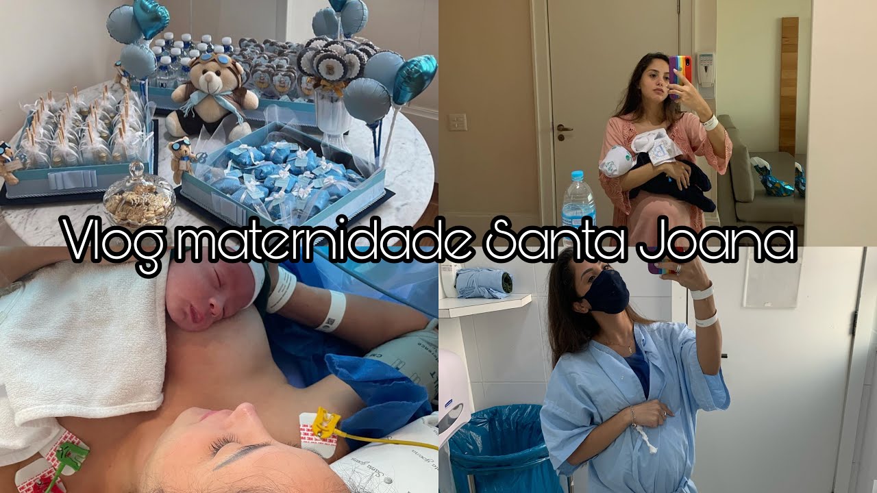 3 DIAS NA MATERNIDADE SANTA JOANA | parto, comida, recepção, alta