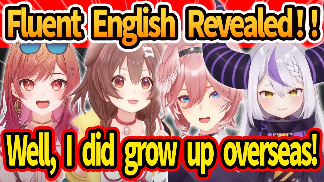 Wait—Since When Could They Speak English?!【Hololive/ENG sub】
