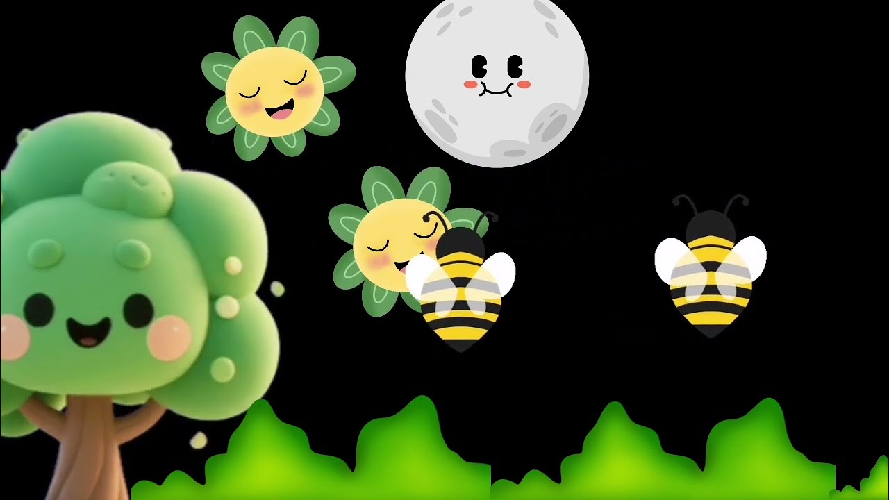 Bright Insects & Greenery 🐛🌿 | Relaxing Baby Sensory Animation